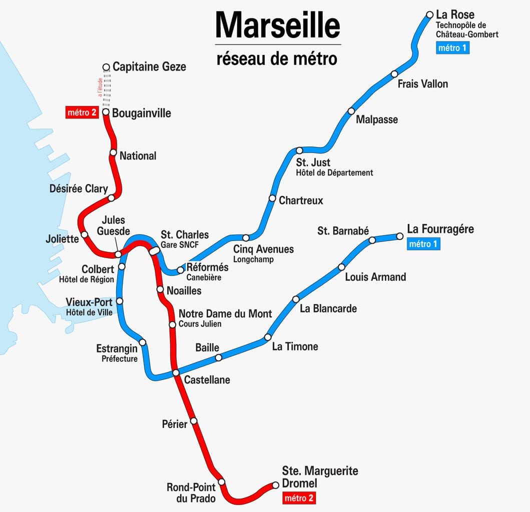 Marseille metro kaart pdf