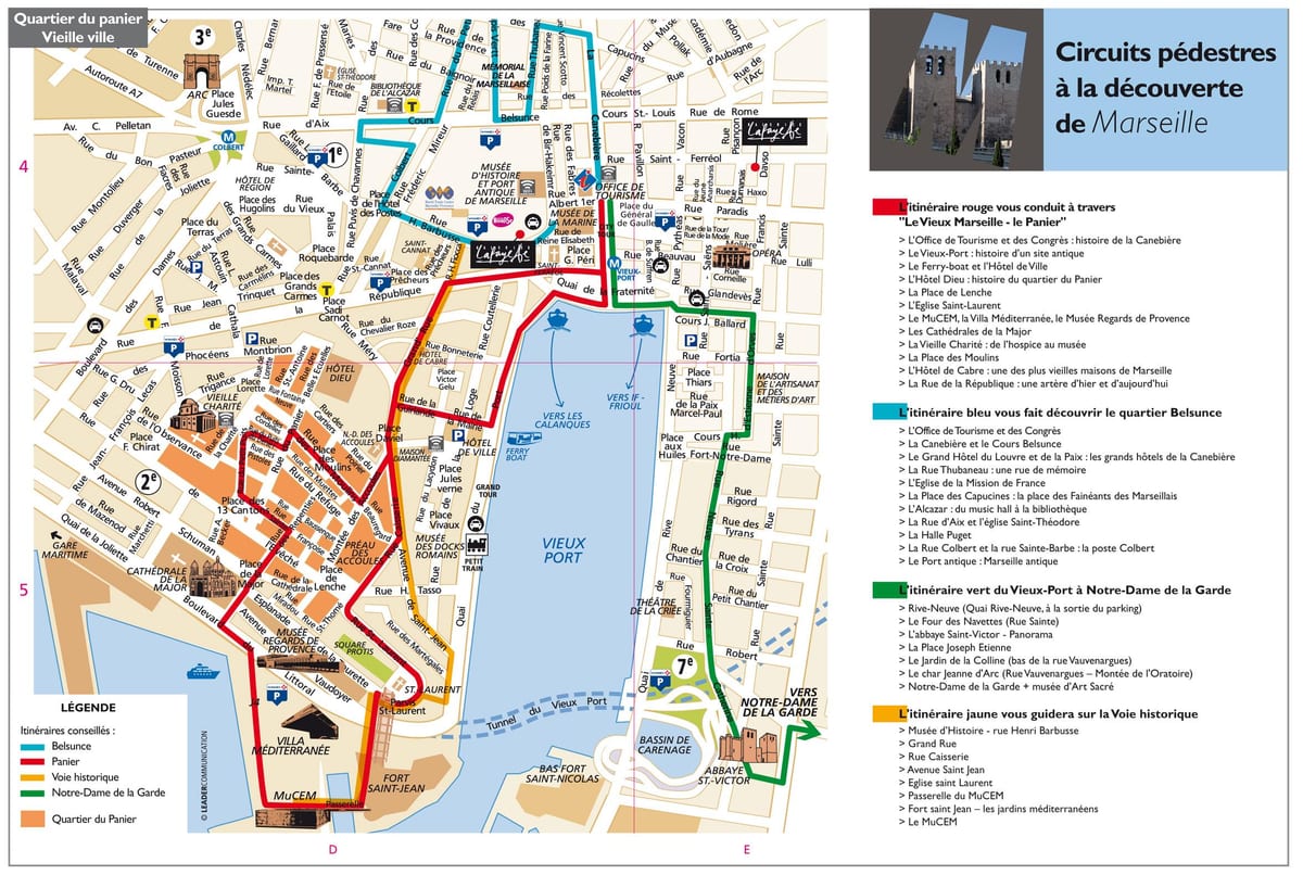 Marseille toeristische kaart pdf