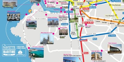 Marseille attractie kaart